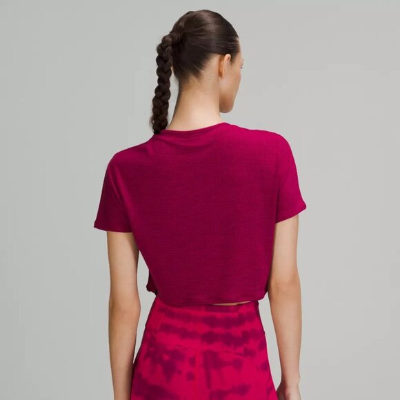 Lululemon Lab Wool-Blend Cropped T-Shirt - Picture 8 of 8
